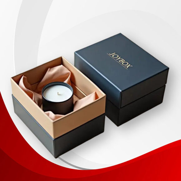 candle packaging with inserts