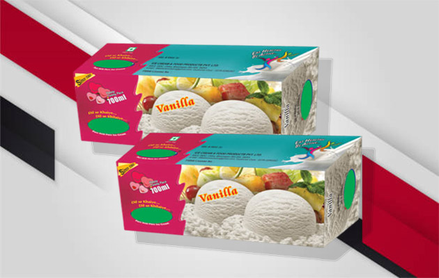 ice cream packaging